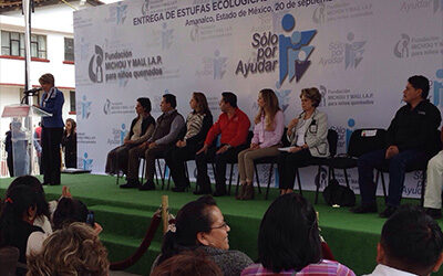 Delivery of ecological stoves in Amanalco State of Mexico