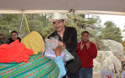 Distribution of winter clothing and blankets to 2,500 persons Garupachi, Bocoina Municipality of Chihuahua