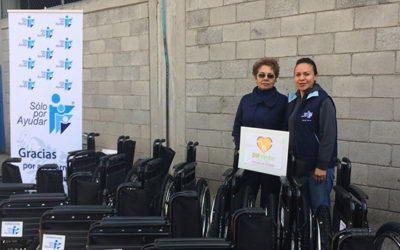 Donation of wheelchairs to DIF Irimbo Michoacan